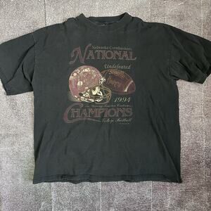 Men's Vintage 90's TSI 1994 Nebraska Cornhuskers National Champions T Shirt 3XL